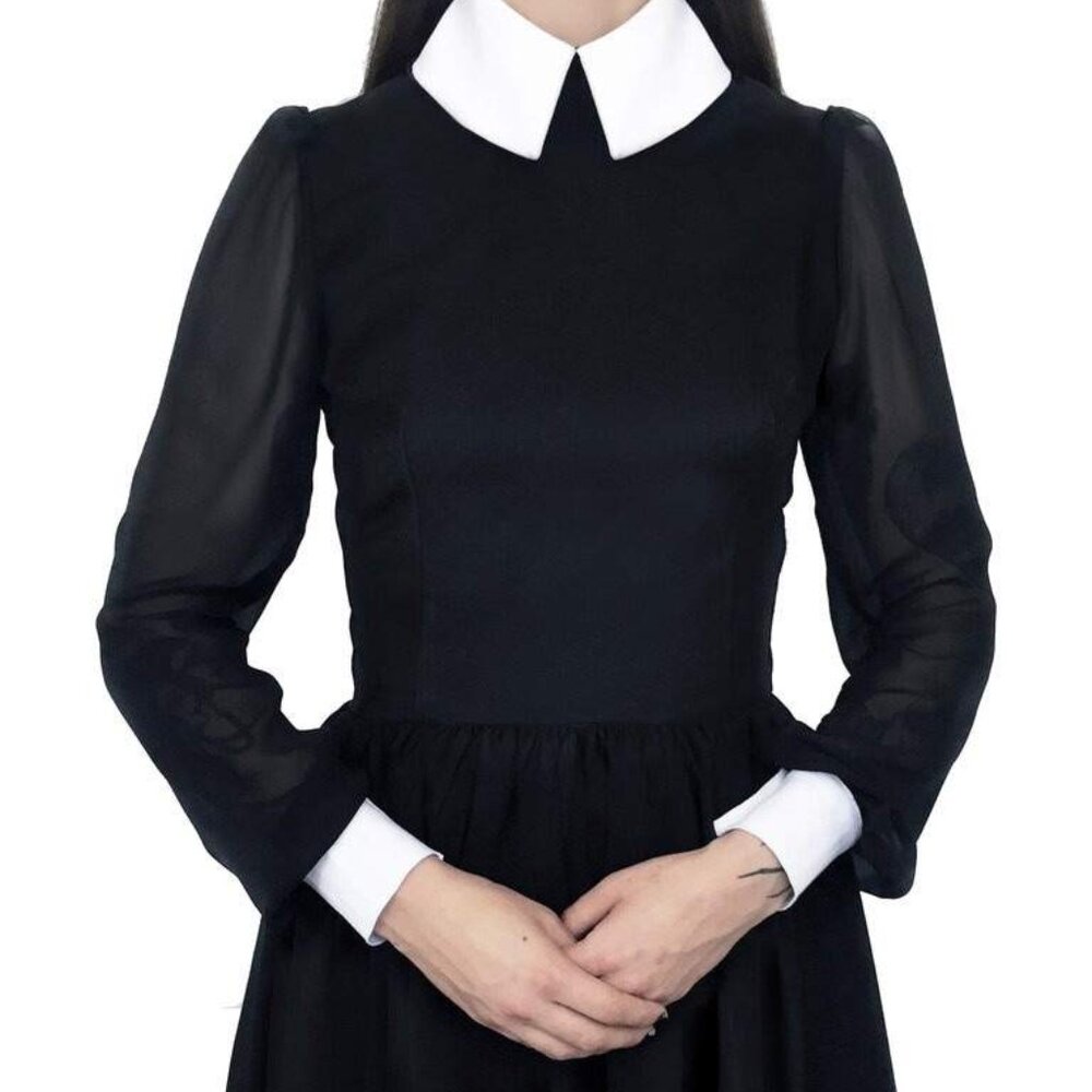 Deandri Nosferatu Dress XL. Rare Wednesday Addams Style Goth